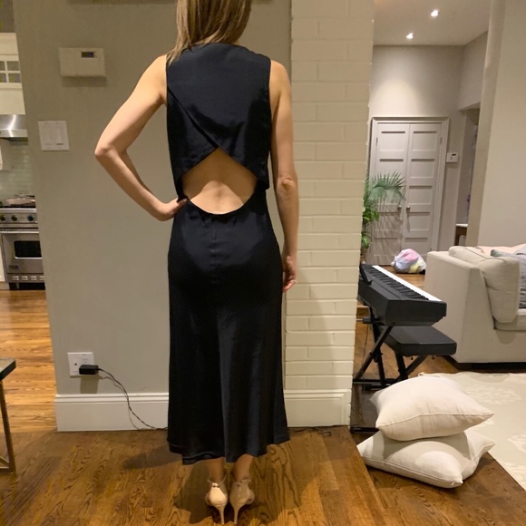 Tiger of Sweden Black Backless Dress - Picture 1 of 2